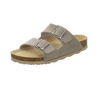 AFS-Schuhe 2100 Mules tendance pour femme en cuir véritable de qualité supérieure - Fabriquées en Allemagne, Beige Reptile., 41 EU