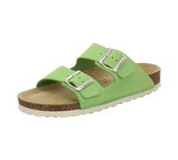 AFS-Schuhe 2100 Mules tendance pour femme en cuir véritable de qualité supérieure - Fabriquées en Allemagne, vert pomme, 39 EU