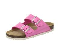 AFS-Schuhe 2100 Mules tendance pour femme en cuir véritable de qualité supérieure - Fabriquées en Allemagne, Nubuck fuchsia., 37 EU