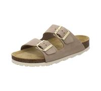 AFS-Schuhe 2100 - Mules tendance pour femme, en cuir véritable de qualité supérieure - Fabriquées en Allemagne, Nubuck sable., 39 EU