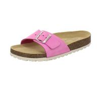 AFS-Schuhe 2112 Mules tendance pour femme, en cuir véritable de qualité supérieure, fabriquées en Allemagne, Nubuck fuchsia., 41 EU