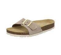 AFS-Schuhe 2112 - Mules tendance pour femme en cuir véritable de qualité supérieure - Fabriquées en Allemagne, Nubuck sable., 38 EU