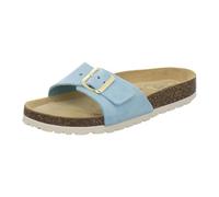 AFS-Schuhe 2112 Mules tendance pour femme en cuir véritable de qualité supérieure, fabriquées en Allemagne, bleu clair, 38 EU