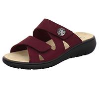 AFS-Schuhe 2808 Mules confortables en cuir pour femme Chaussures de travail pratiques avec semelle amovible Chaussons confortables, baie, 41 EU