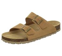 AFS-Schuhe - 3100 - Mules confortables en cuir - Pour hommes - Chaussures pour la maison et le travail - Fabriquées en Allemagne, naturel, 42 EU