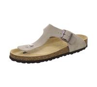 AFS-Schuhe Sandales confortables en cuir pour homme avec semelle intérieure - Fabriquées en Allemagne, velours quartz, 43 EU