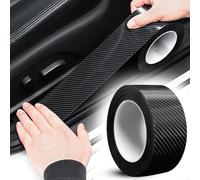 AFSNT Protection Seuil de Porte Voiture pour BYD Dolphin Surf, (5CM*5M) Fibre de Carbone Protection Porte de Voiture Auto Plinthes Accessoire Voiture