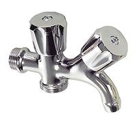 AFT - Robinet double pour lave-linge 1/2"