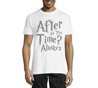 After All This Time Always Grey Logo Crew Neck Cotton T-Shirt Homme Blanc, blanc, XS