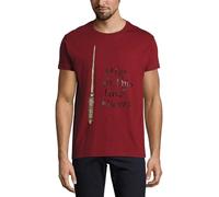 After All This Time Always Wizard Wand Crew Neck Cotton T-Shirt Homme Bordeaux, bordeaux, L
