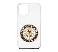 After Coffee Vibes Coming Alive Fleur de Grain de café Coque pour iPhone 12/12 Pro