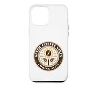 After Coffee Vibes Coming Alive Fleur de Grain de café Coque pour iPhone 12 Pro Max