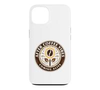 After Coffee Vibes Coming Alive Fleur de Grain de café Coque pour iPhone 13