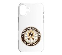 After Coffee Vibes Coming Alive Fleur de Grain de café Coque pour iPhone 16 Plus
