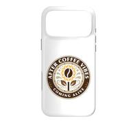 After Coffee Vibes Coming Alive Fleur de Grain de café Coque pour iPhone 17 Pro Max
