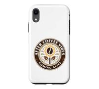 After Coffee Vibes Coming Alive Fleur de Grain de café Coque pour iPhone XR