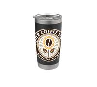 after coffee vibes coming alive fleur de grain de café Gobelet isotherme en acier inoxydable double paroi