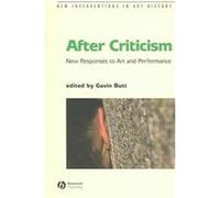 After Criticism, New Interventions in Art History
