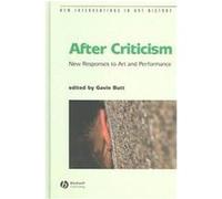 After Criticism, New Interventions in Art History, 4