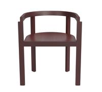 After Dining chair Chaise Fritz Hansen - FRITZ HANSEN MA100 BURGUNDY