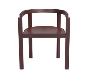 After Dining chair Chaise Fritz Hansen - FRITZ HANSEN MA100 BURGUNDY