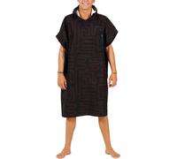 After Essentials - Poncho de bain - Poncho Tech Pocket Black Snake - Noir Noir