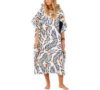 After Essentials - Poncho de bain - Poncho Tech Pocket Feather Leaves - Gris Gris