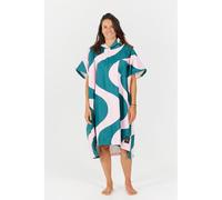 After Essentials - Poncho Swim Club - Poncho surf Ondulations / Pink Green - Taille unique