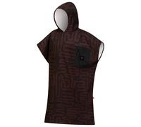 After Essentials - Tech Pocket Series Poncho Black Snake - Poncho de bain