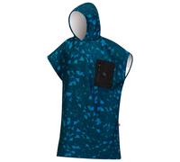 After Tech Pocket Poncho de surf bleu Uni
