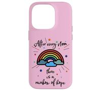 After Every Storm There is A Rainbow of Hope Coque pour iPhone 14 Pro