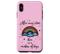 After Every Storm There is A Rainbow of Hope Coque pour iPhone XS Max