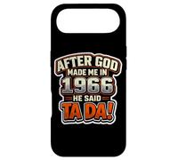 After God Made Me in 1966 He Said Tada Fête d'anniversaire pour Homme Coque pour iPhone Air
