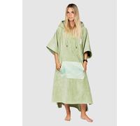 After High End Poncho de surf vert Uni