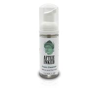 After Inked Mousse nettoyante non parfumée pour tatouages et piercings - Lavage doux sans sulfate pour tatouages, modifications corporelles et oreilles, nez, piercing de nombril, flacon de 50 ml