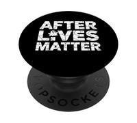 After Lives Matter Phasmophobie de Chasse aux fantômes PopSockets PopGrip Adhésif