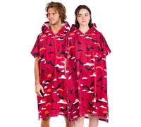 After Sketchbook Poncho de surf marron Uni