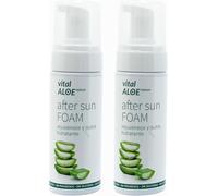 After Sun Foam 2x150 ml | Mousse Hydratante Après-Soleil à l’Aloe Vera Bio et Calendula | AfterSun Visage et Corps | Texture Légère à Absorption Rapide| Vegan, Sans Parabènes ni Silicones