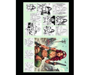 AFTER THE FALL: Post-Apocalyptic Girls - 48 Dark & Daring Coloring Pages from Cities Around the World