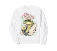 After While Alligator Crocodile Cocktail Funny Reptile Humour Sweatshirt