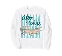 After While Crocodile Reptile Swamp Animal Design Alligator Sweatshirt
