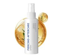 Aftercare Piercing Solution, Portable Cleaning Spray, Body Perforation Cleaner with Gentle Formula, Skin-Friendly Mist with Easy Pump, Piercing Care Fast Drying Design, Ear Nose Belly Face Home