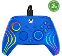 Afterglow Wave Controller Bleu Manette De Jeu Rgb Filaire - Licence Pour Xbox Series Xs, Xbox One Et Windows - Boutons Programmables, Gachettes À Effet Hall, Commandes Audio