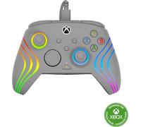 Afterglow Wave Controller Grise Manette De Jeu Rgb Filaire - Licence Pour Xbox Series Xs, Xbox One Et Windows - Boutons Programmables, Gachettes À Effet Hall, Commandes Audio