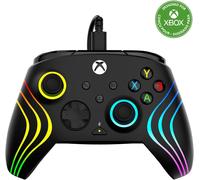 Afterglow Wave Controller Noir Manette De Jeu Rgb Filaire - Licence Pour Xbox Series Xs, Xbox One Et Windows - Boutons Programmables, Gachettes À Effet Hall, Commandes Audio
