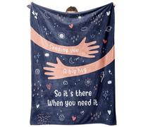 Afterprints Couverture Douce pour Homme et Femme, avec Lettre imprimée, pour Anniversaire, condoléances chirurgicales, pour Amis, sœur, collègues, 127 x 152,4 cm