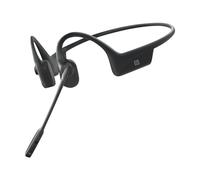 AfterShokz OpenComm - Micro-casque - oreille dégagée - montage derrière le cou - Bluetooth - sans fil - NFC* - noir