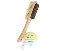 Afterspa Brosse Double Face pour Pieds - Râpe et Brosse Nettoyante Podologie Intégrée - Élimine les Callosités, Rugosités et Peaux Mortes - Pour des Pieds Doux, Lisses et Sains au Quotidien
