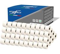 Aftertech 100x 11356 41x89mm Rouleaux d'étiquettes adhésives compatibles (300 étiquettes/rouleau = 30000 au total) pour les imprimantes d'étiquetage Dymo LabelWriter S0722560 100x11356