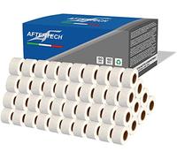 Aftertech 100x 99010 28x89mm Rouleaux d'étiquettes adhésives compatibles (130 étiquettes/rouleau = 13000 au total) pour imprimantes étiqueteuses Dymo LabelWriter S0722370 100x99010
